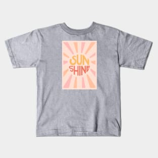 Sunshine Hand Lettering Kids T-Shirt